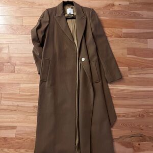Mango Belted Wool Dress Coat